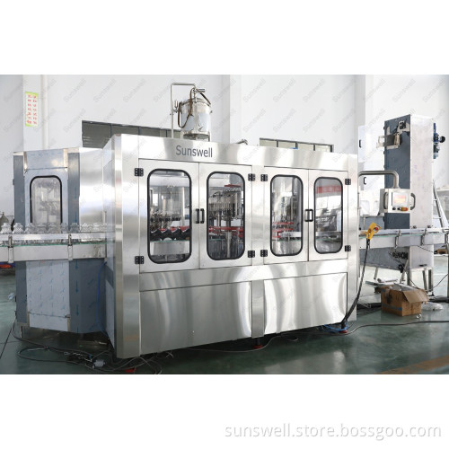 Full Automatic Rinsing-Filling-Capping Bottling Production